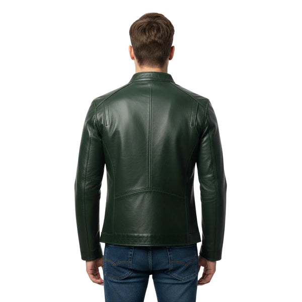 Men’s Green Leather Jacket