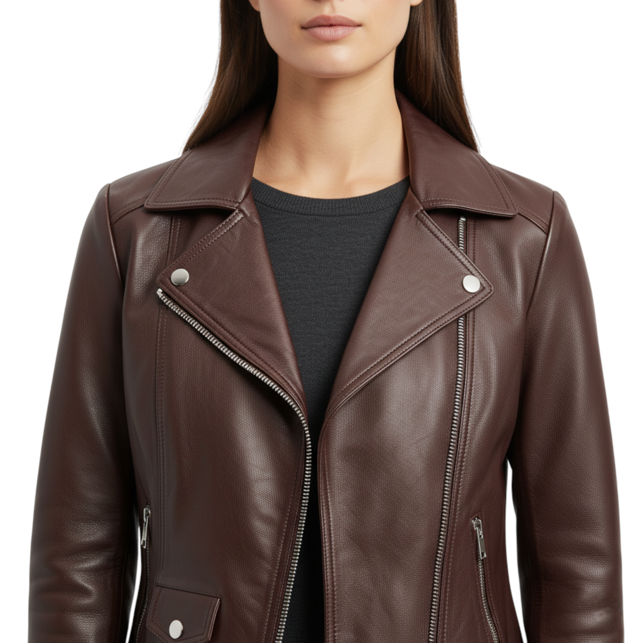 Women’s Brown Leather Jacket