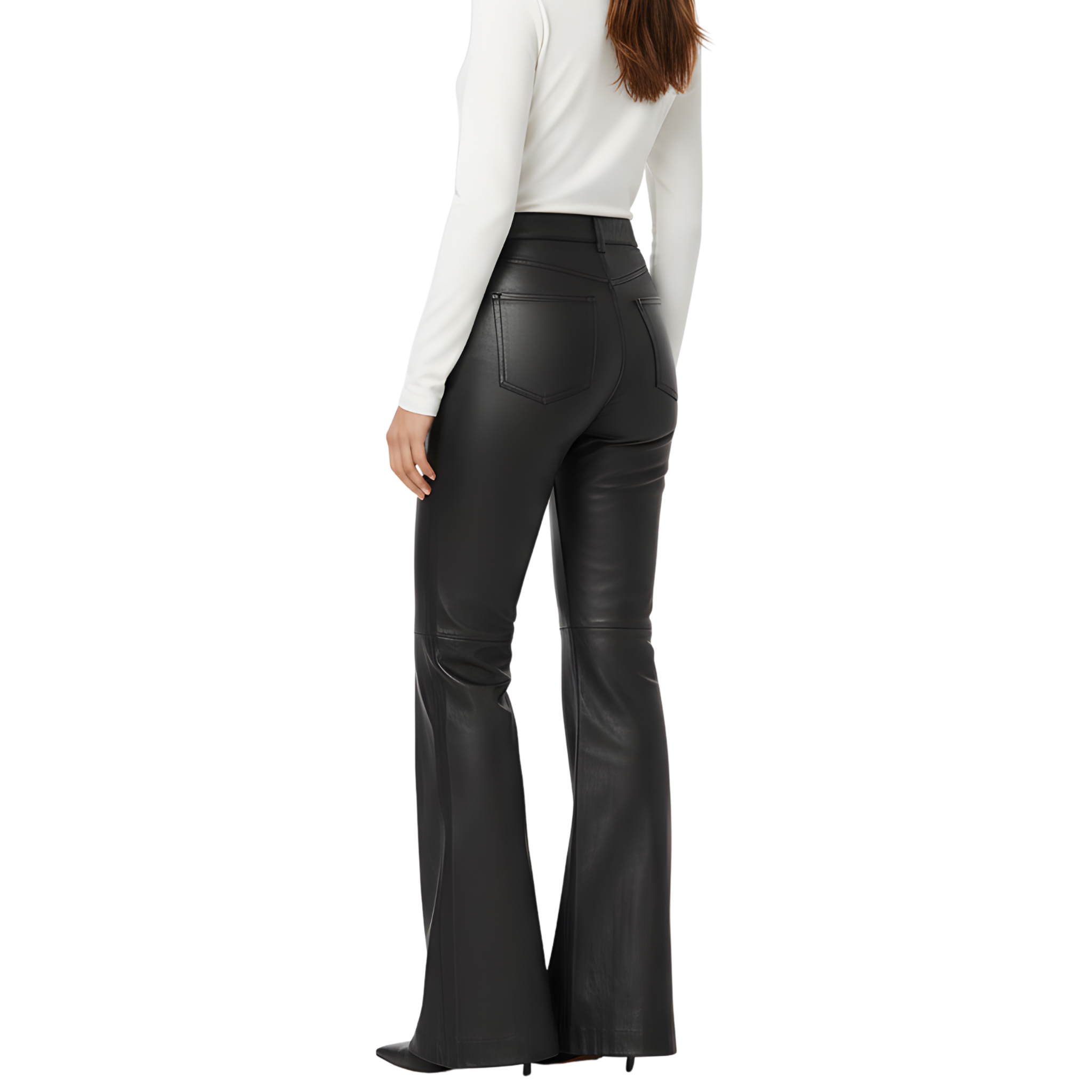 Women’s Black Leather Pants