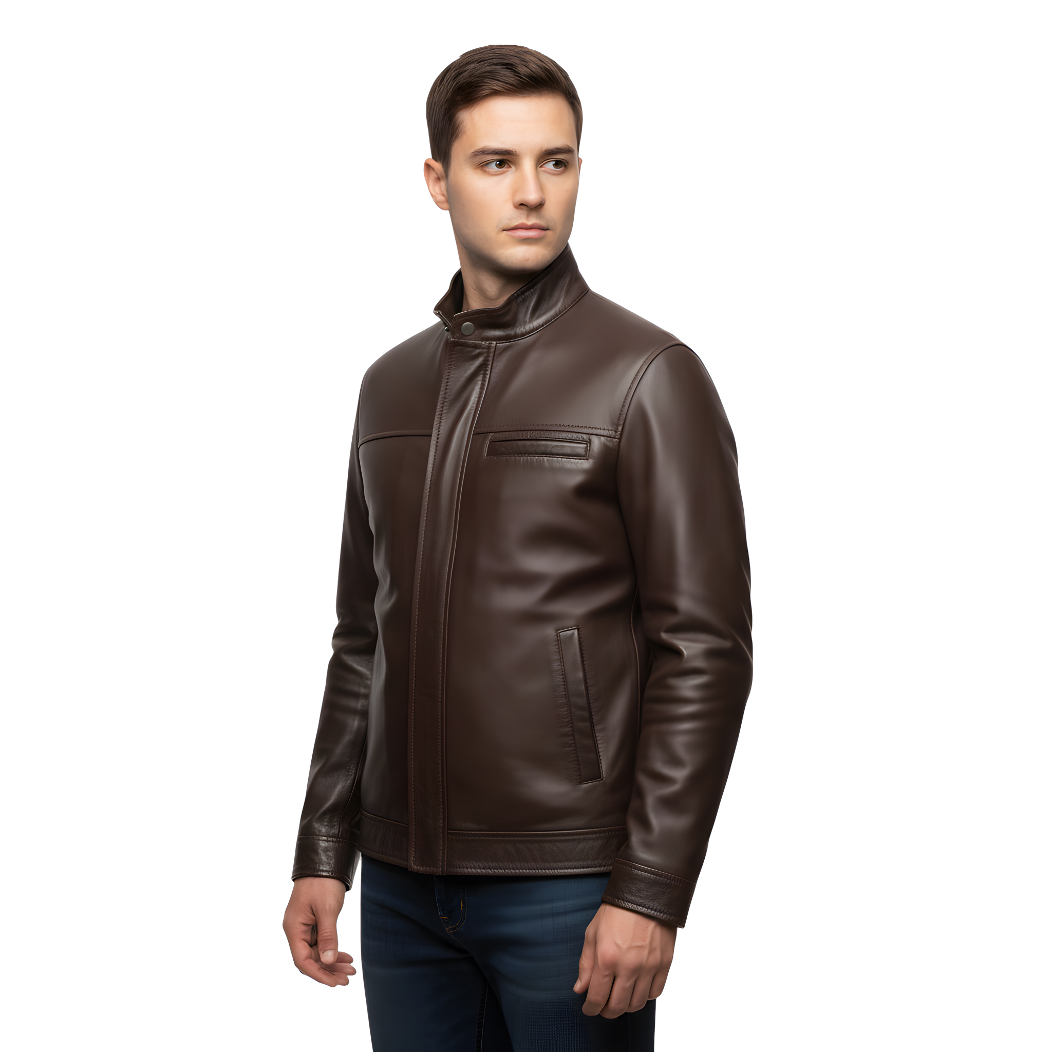 Men’s Brown Leather Jacket