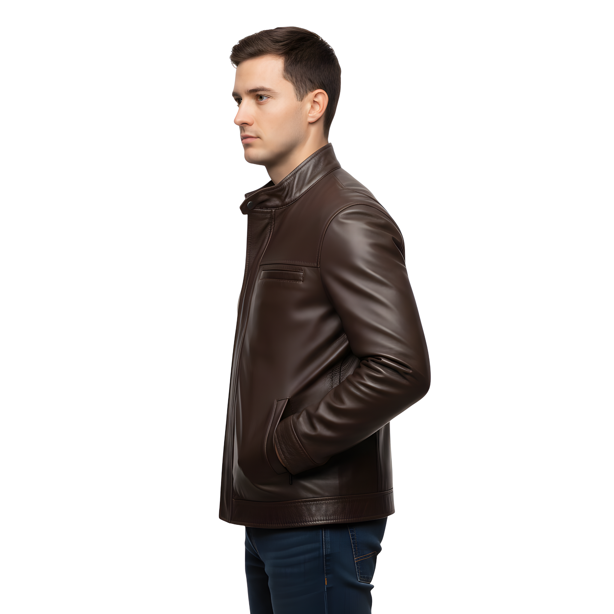 Men’s Brown Leather Jacket
