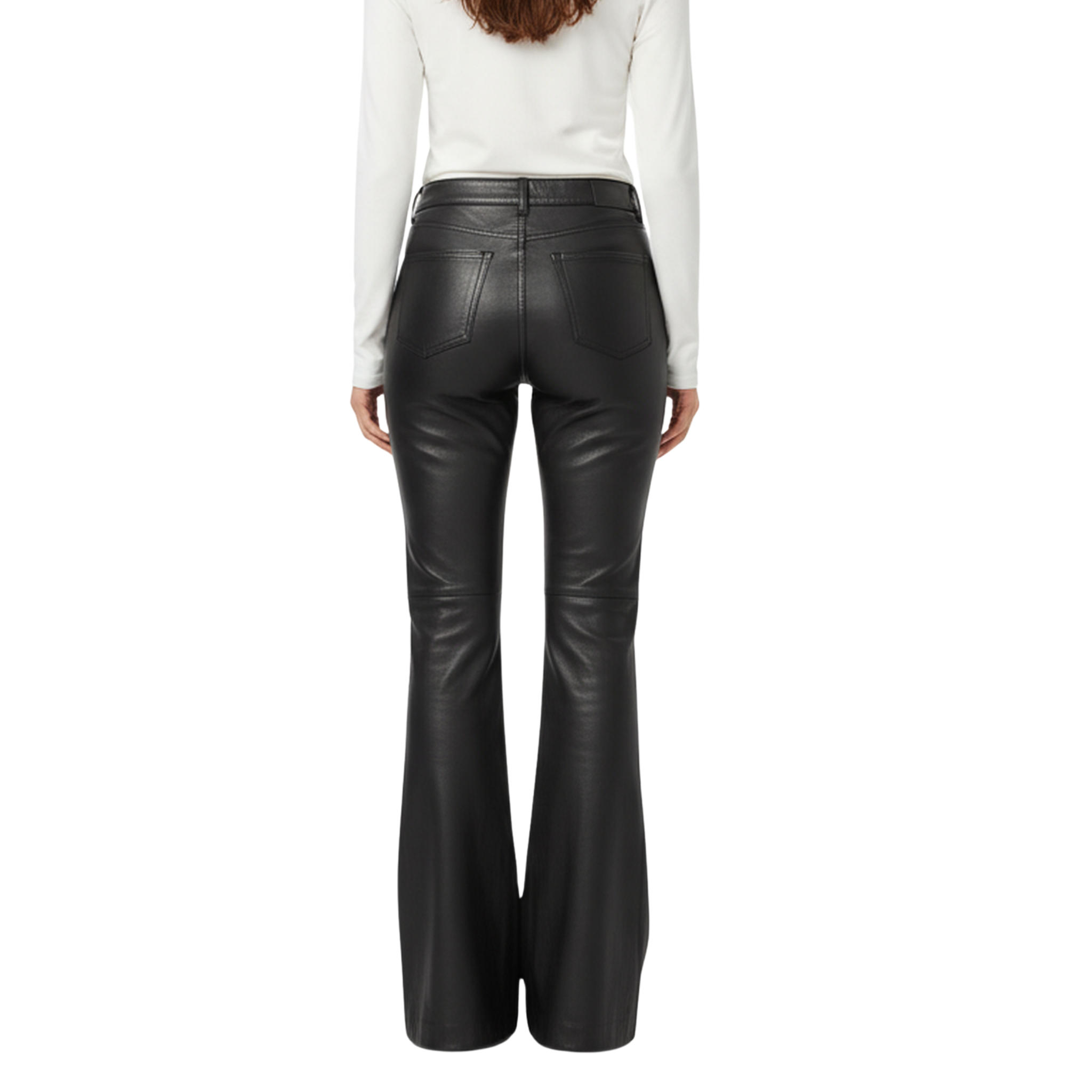 Women’s Black Leather Pants